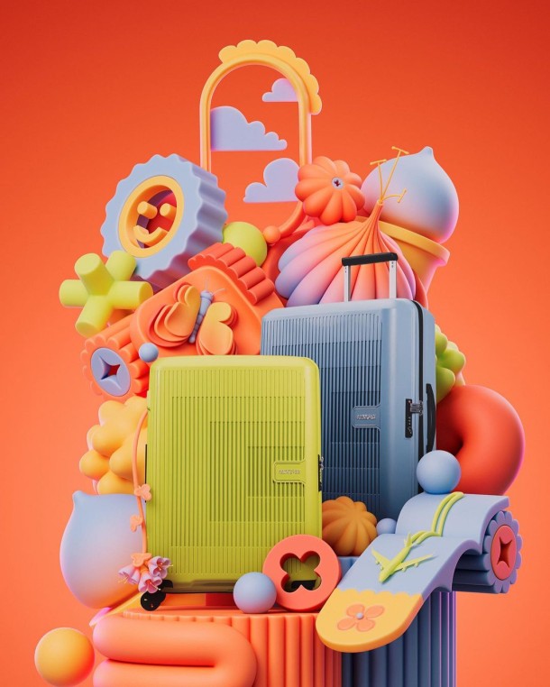 American Tourister 2023 Spring Aerostep collection