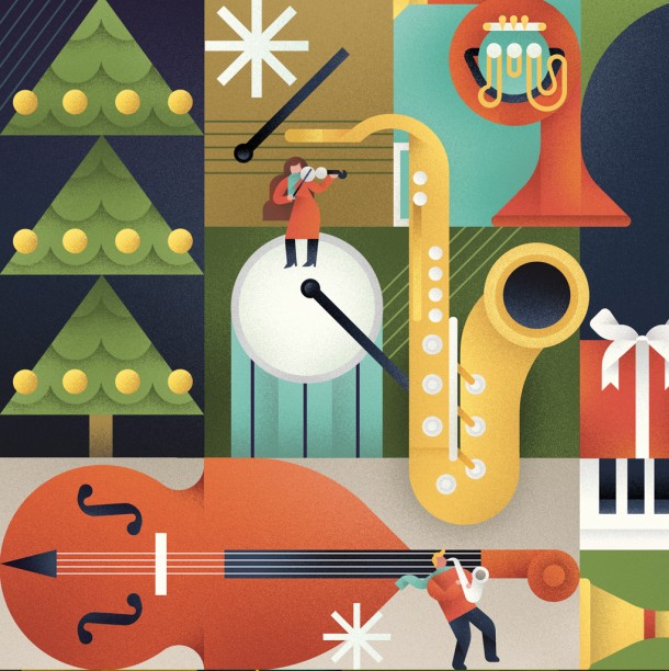 Illustration Carte De Noel 18 Hemu Par Catherine Pearson