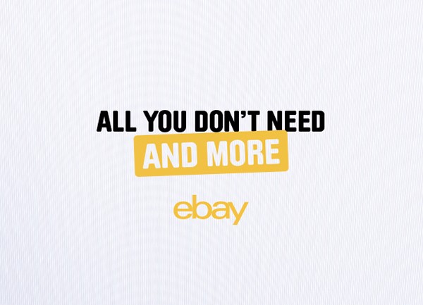 eBay - All you don't need and more