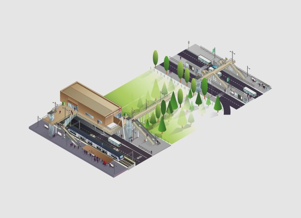 Various isomectric illustrations
