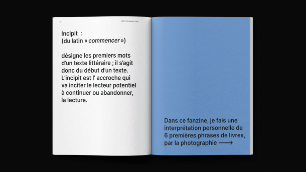Incipit, Fanzine photographique