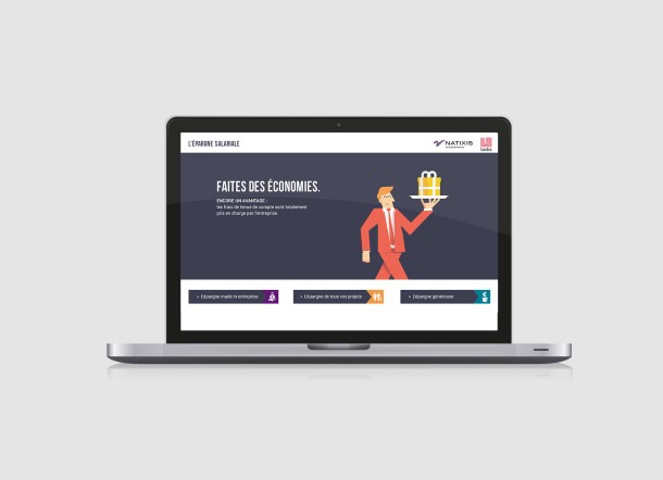 Natixis - illustration & data design