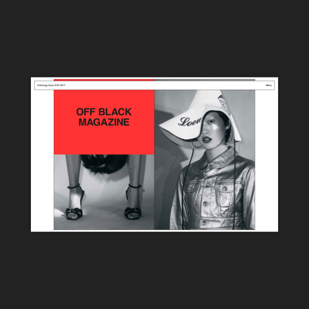 OFF BLACK Magazine AW17