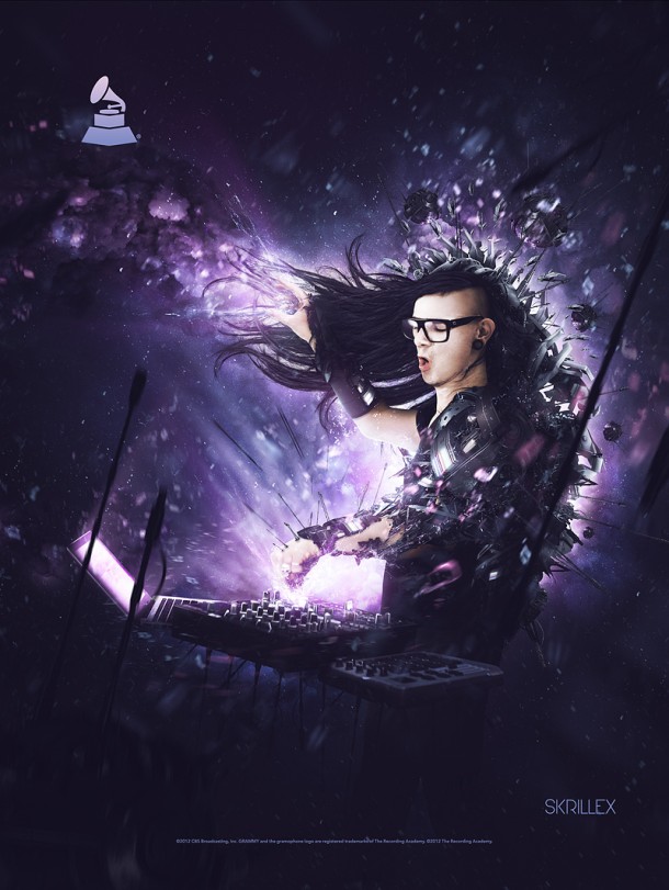 The 54th Grammy's - Skrillex