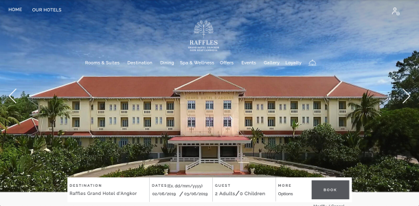 Raffles - new website + chatbot