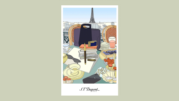 ST DUPONT, the emblematics accessories are on the social tables