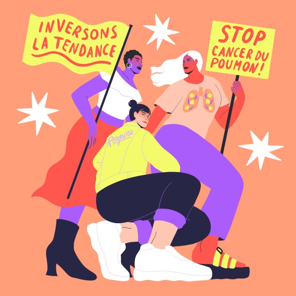 Blocking lung cancer