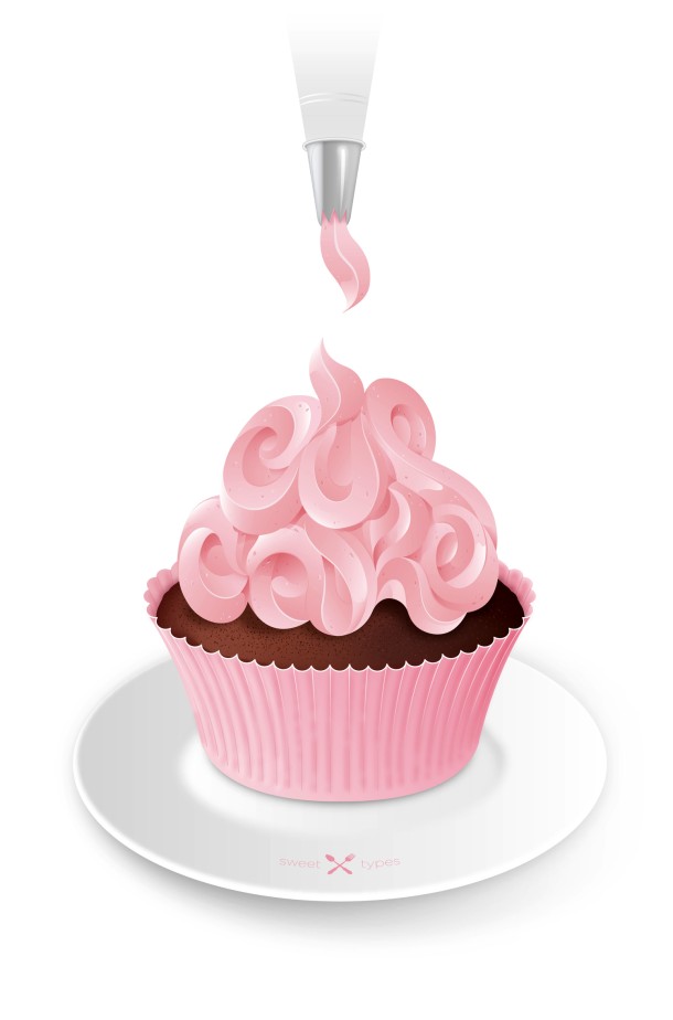 Cup Cake Lettering